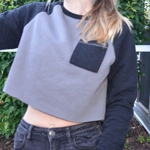 GUESS Quilted Cropped Pocket Thermal